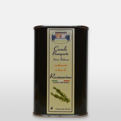Olio extravergine aromatizzato al rosmarino - Latta 250 ml